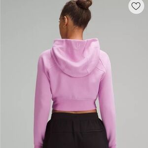 Basically brand new lululemon cropped scuba full zip